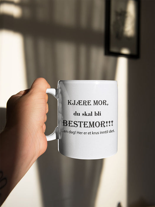 Kjære mor- krus - InstaTrykk
