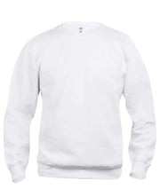 Roundneck genser med eget trykk hvit 