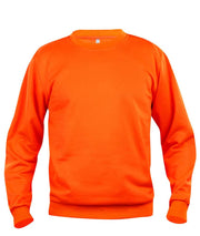 Roundneck genser med eget trykk orange