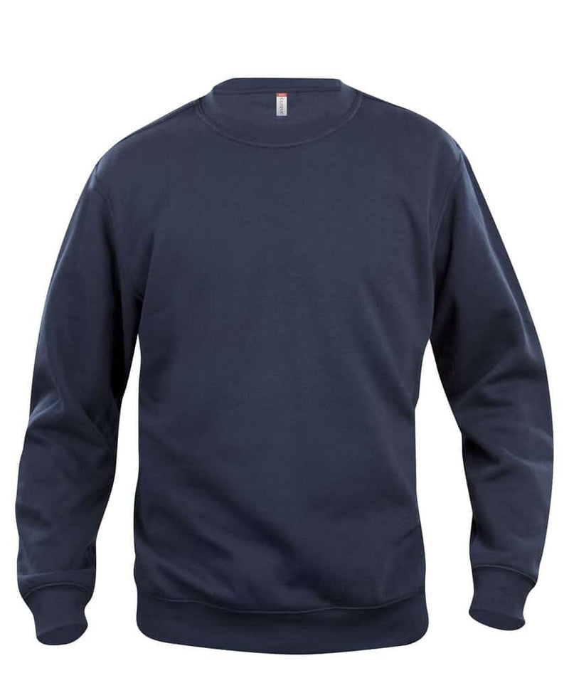 Roundneck genser med eget trykk blue navy