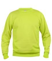 Roundneck genser med eget trykk visibility grønn
