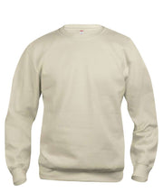 Roundneck genser med eget trykk light khaky