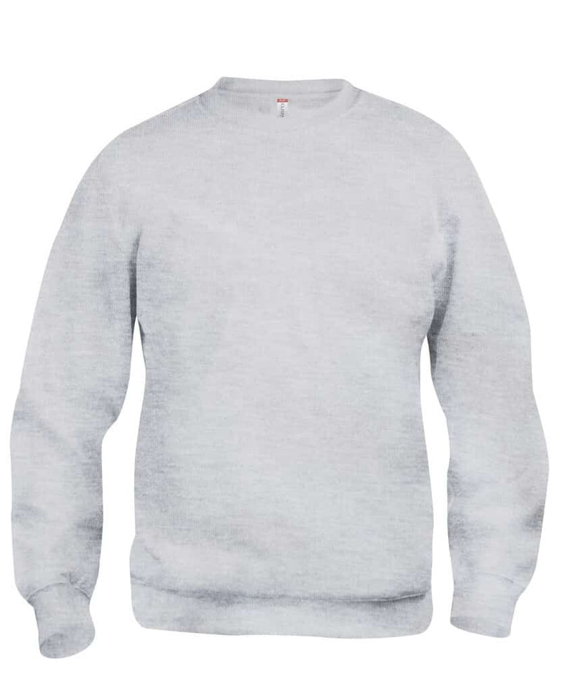 Roundneck genser med eget trykk ash