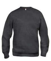 Roundneck genser med eget trykk anthracite