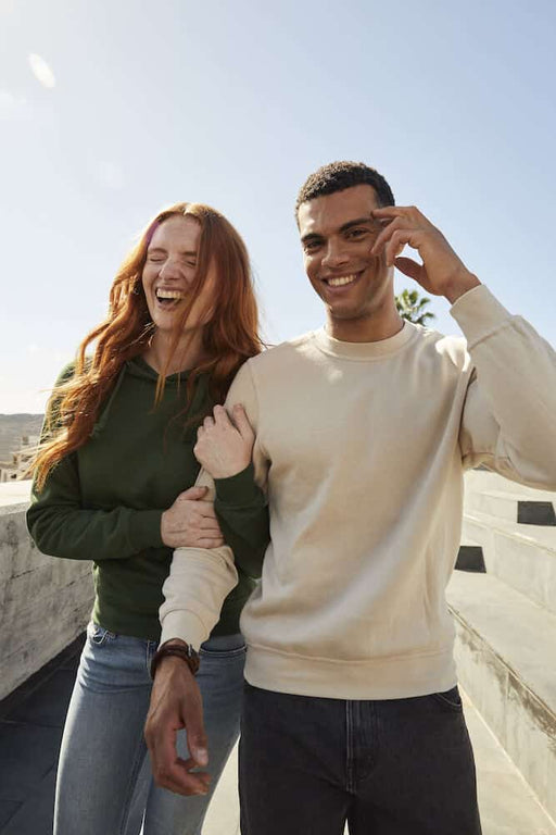 Roundneck genser med eget trykk