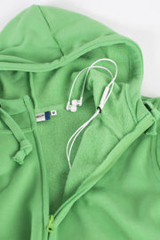 Full zip ettegenser med trykk