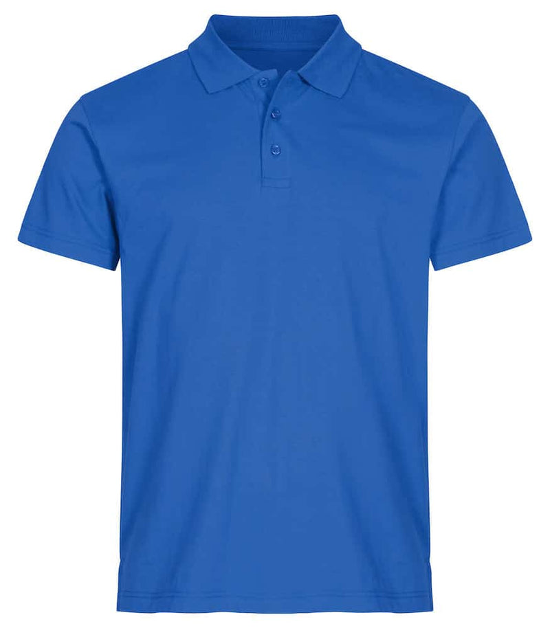 Polo skjorter med trykk royal blue