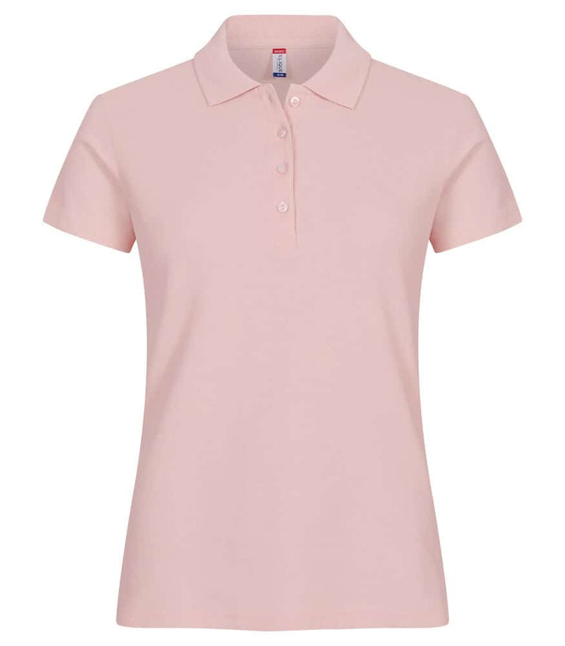 Polo pique shirt dame rosa