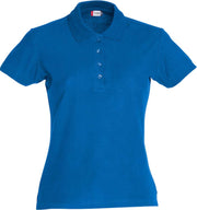 Polo pique shirt dame blue