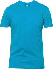Blue t-shirt on a white background
