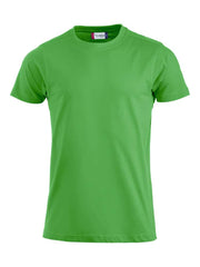 Green t-shirt on a white background
