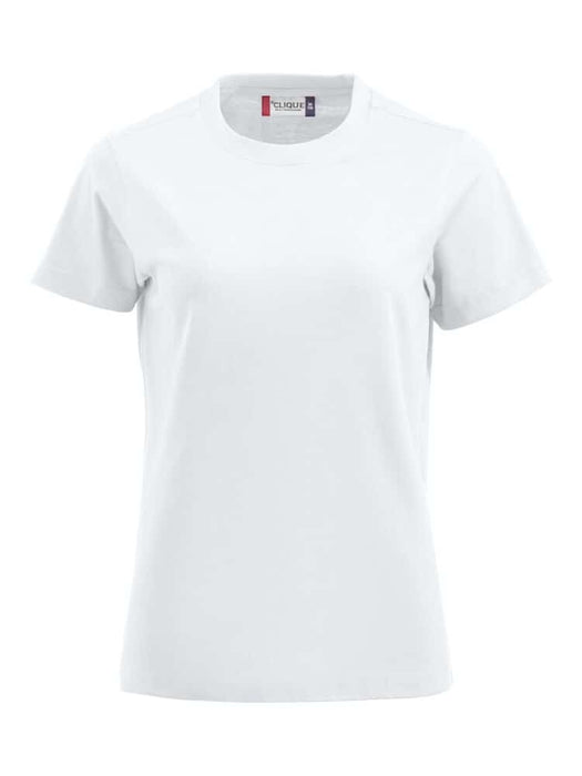Premium dame t-skjorte hvit farge