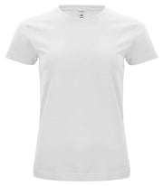 Organic cotton dame t-skjorte  hvit