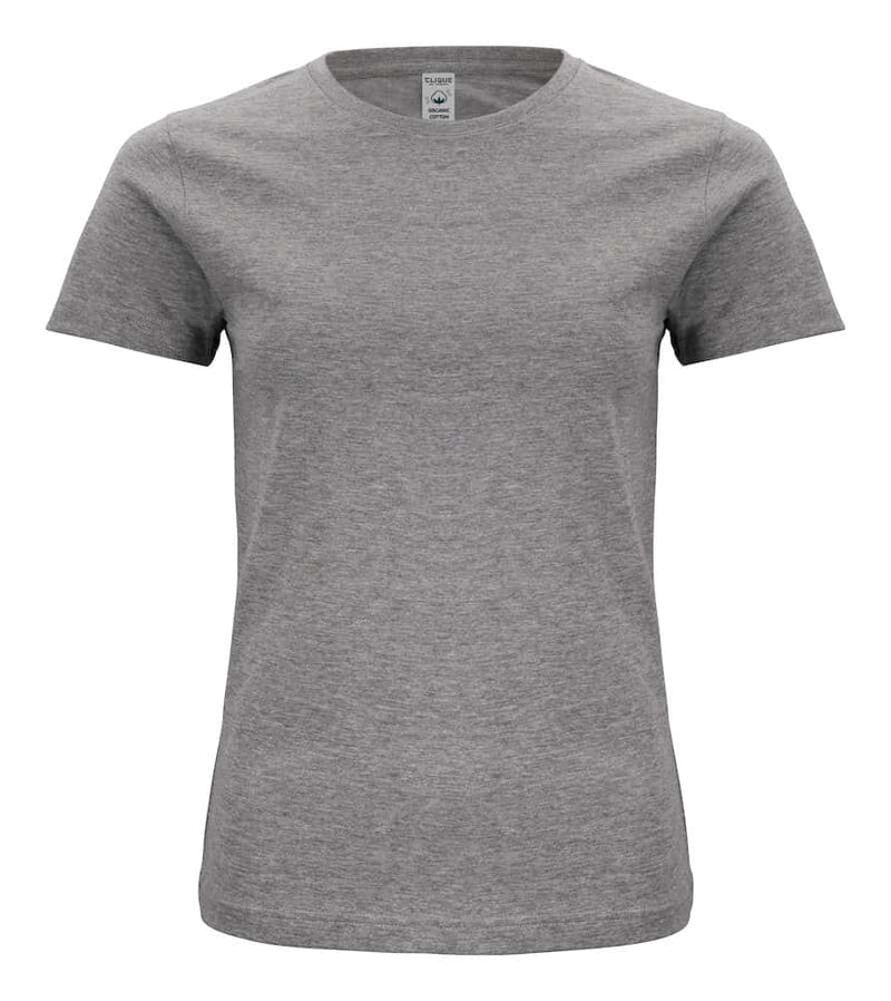 Organic cotton dame t-skjorte grå