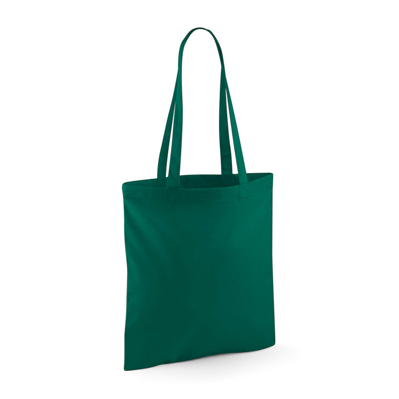 Handlenett med eget trykk – 100% bomull med lang hank
