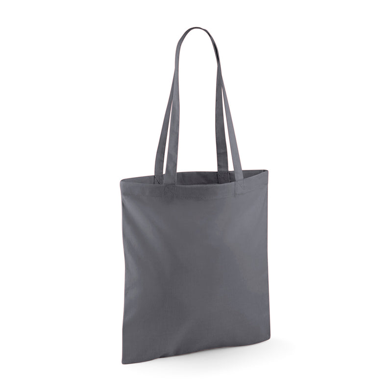Handlenett med eget trykk – 100% bomull med lang hank