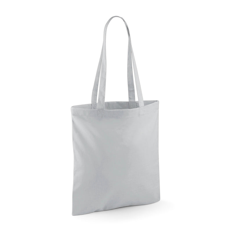 Handlenett med eget trykk – 100% bomull med lang hank