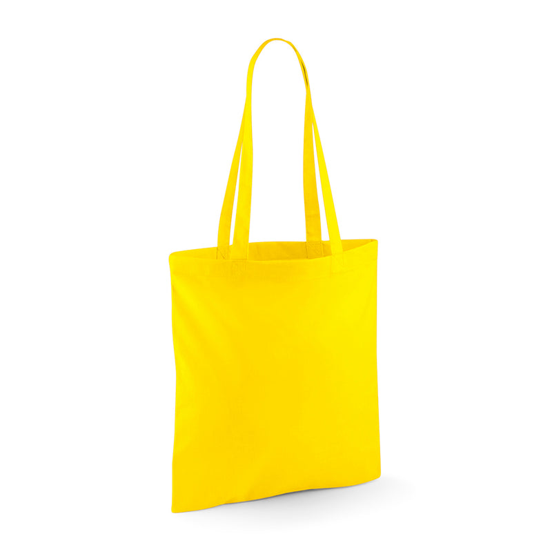 Handlenett med eget trykk – 100% bomull med lang hank