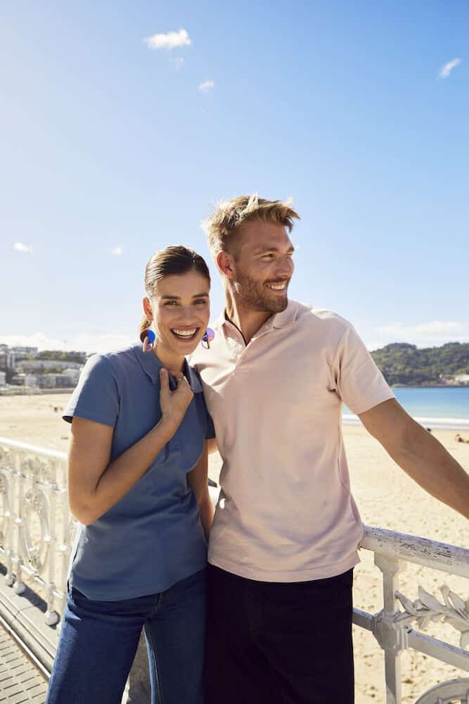 Polo basic herre t-skjorte