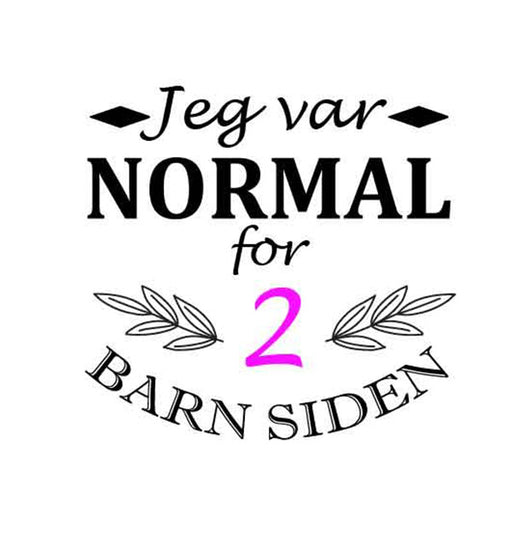 Jeg var normal - InstaTrykk