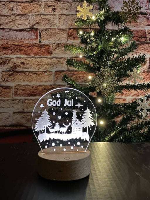 God Jul lampe - InstaTrykk