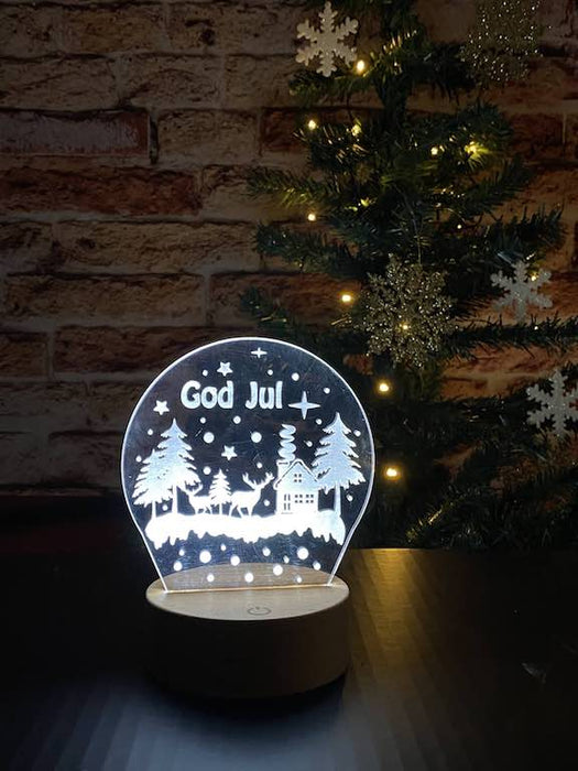 God Jul lampe - InstaTrykk