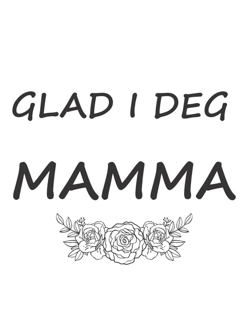 "Glad i deg mamma" krus - InstaTrykk