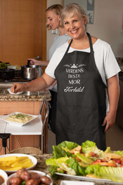 Verdens beste mor forkle med trykk - InstaTrykk