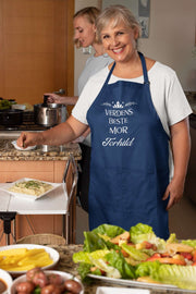 Verdens beste mor forkle med trykk - InstaTrykk