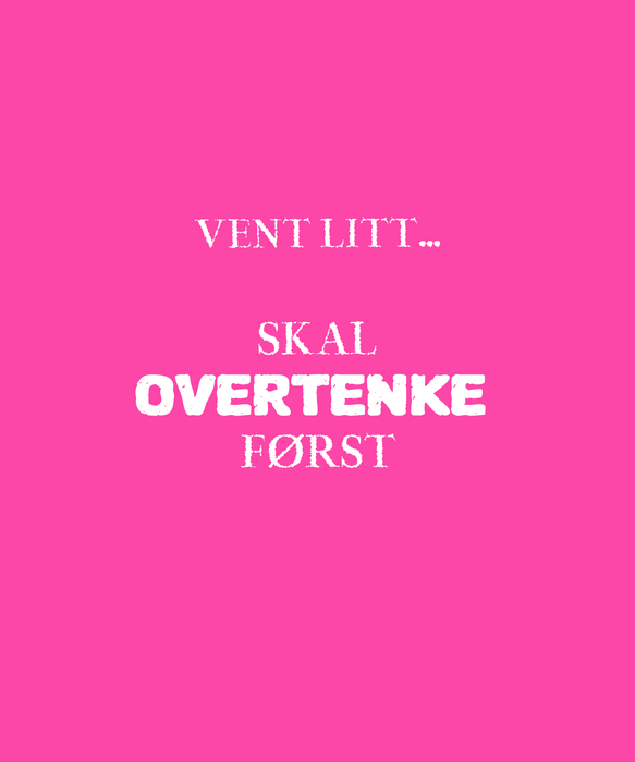 Vent litt hettegenser - InstaTrykk
