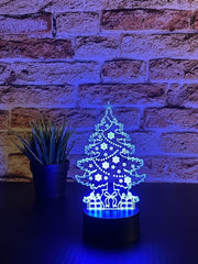 Juletre 3D-lampe - InstaTrykk