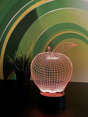 Eple illusjonslampe 3D - InstaTrykk