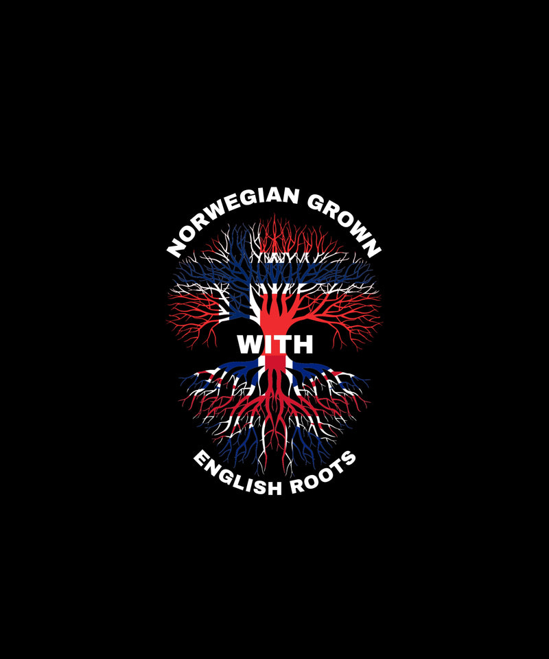 Norsk/engelsk t-skjorte - InstaTrykk