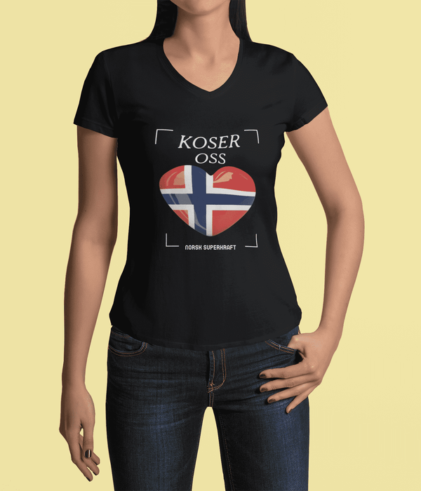 Koser oss t-skjorte - InstaTrykk