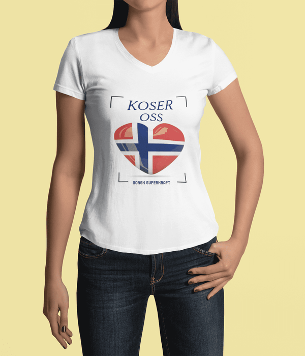 Koser oss t-skjorte - InstaTrykk