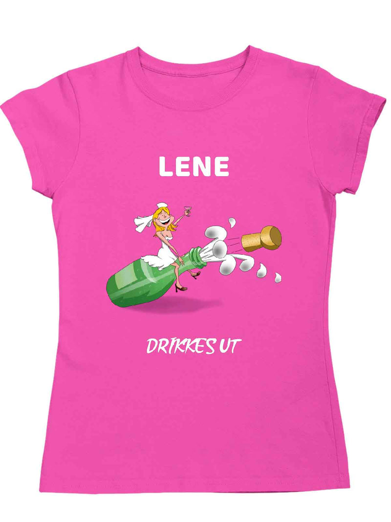 Utdrikningslag t-skjorte - InstaTrykk