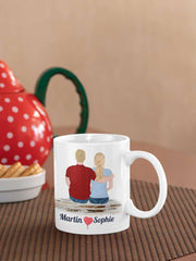 Krus med trykk til par - InstaTrykk