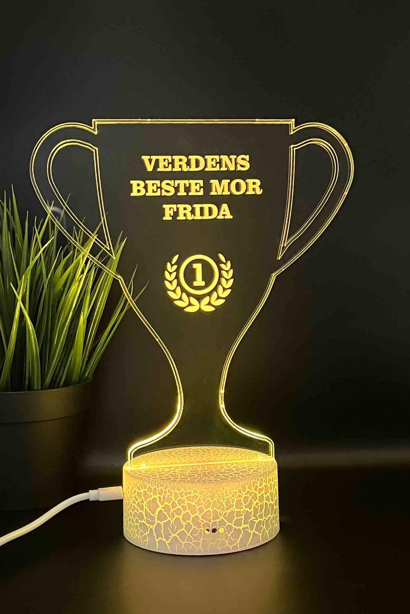 Verdens beste mor - pokal - InstaTrykk