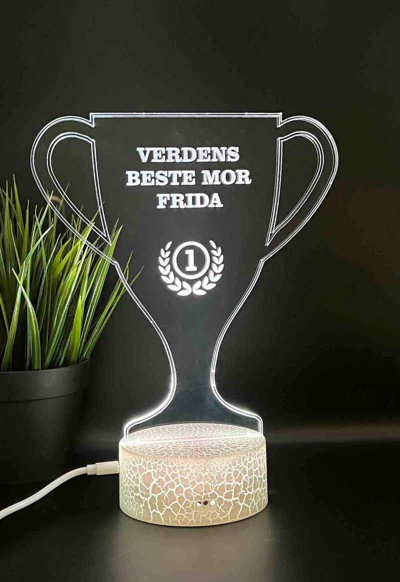 Verdens beste mor - pokal - InstaTrykk