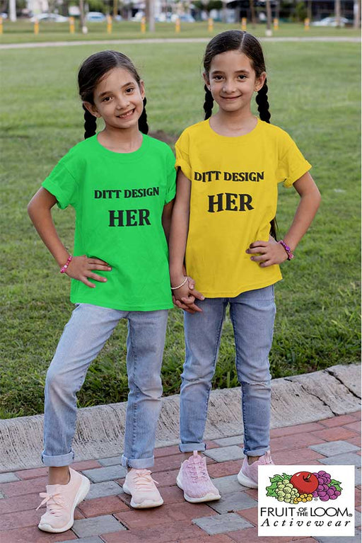 Barne t-skjorter - Design selv - InstaTrykk