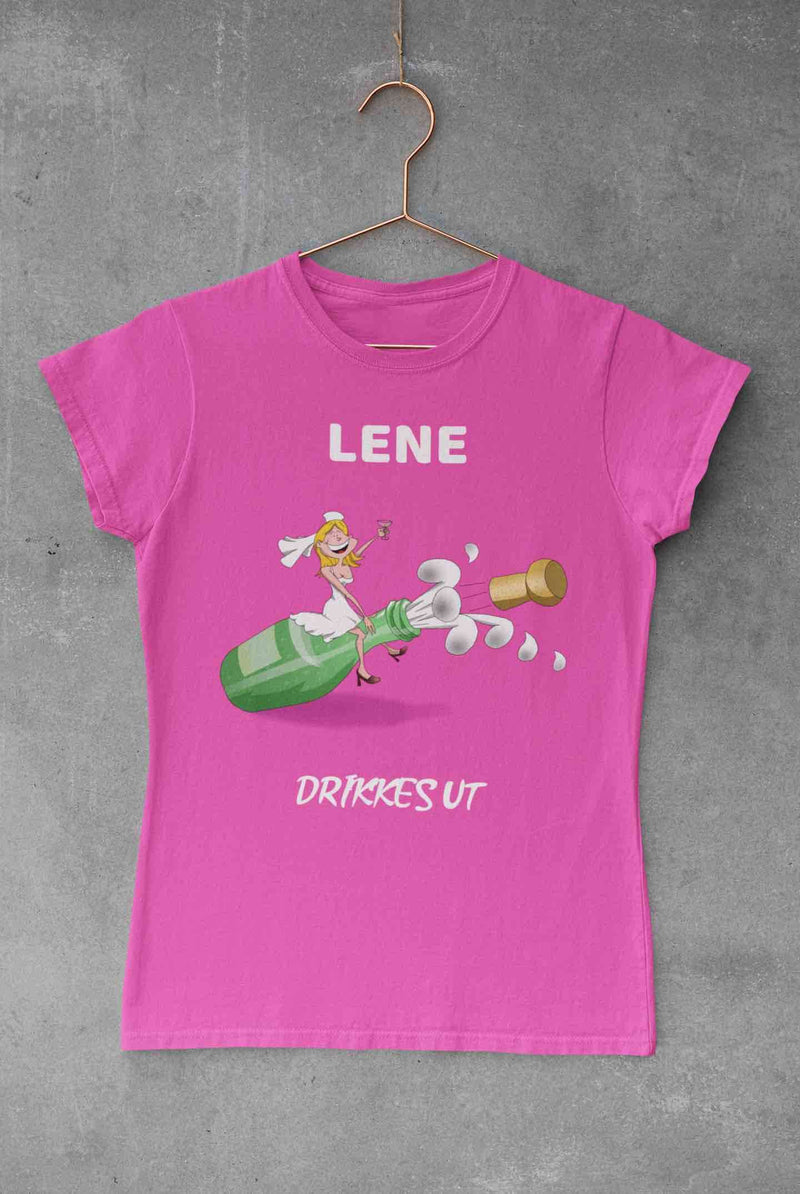 Utdrikningslag t-skjorte - InstaTrykk